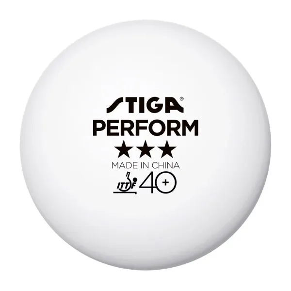 Мяч для наст. тенниса Stiga Perform 3***, 40+, 1113-2110-06, пластик, ITTF Appr., уп.6 шт, бел за 2&nbsp;121.60 ₽ в Архангельске