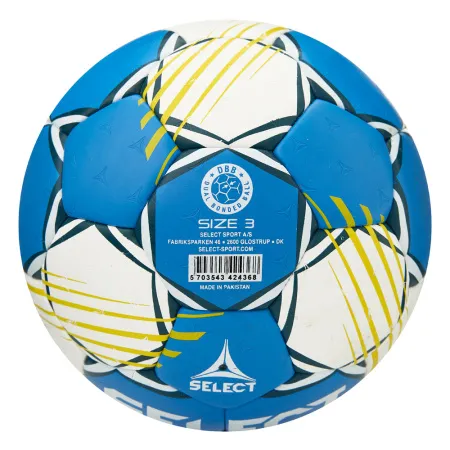 Мяч ганд. SELECT HB FORCE DB V25, 1622858205, Senior (р.3), EHF Appr,ПУ, гибр.сш., сине-белый за 8&nbsp;438.80 ₽ купить в Архангельске