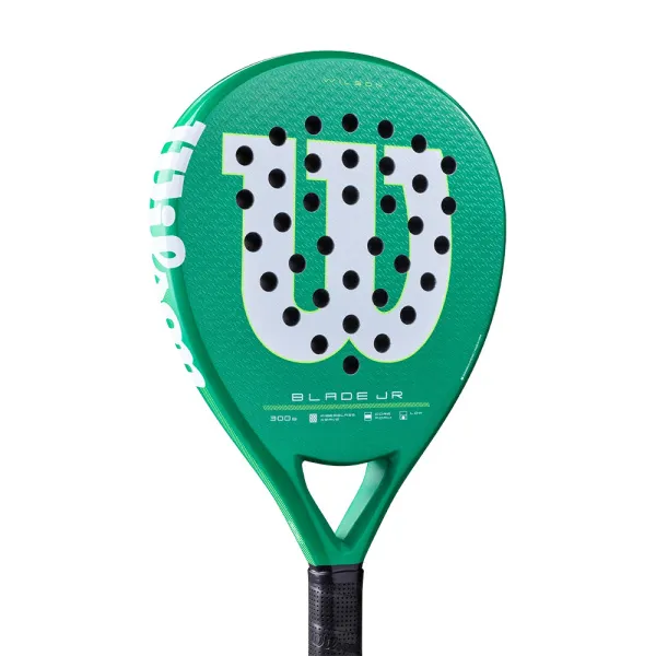Ракетка для падела WILSON Blade Jr  V4 Padel, WR213811U0, для начин-х, стекловолокно, зеленый за 14&nbsp;934.50 ₽ в Архангельске