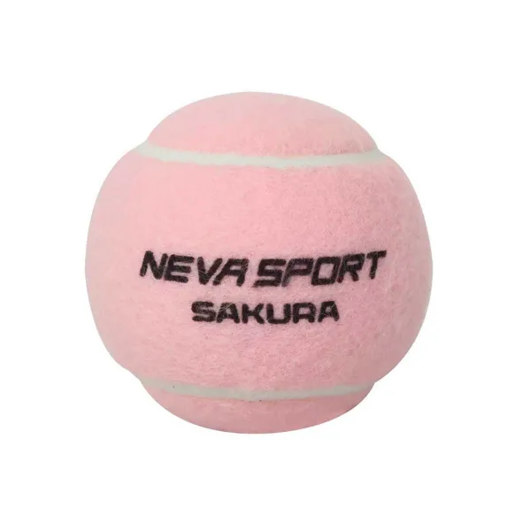Мяч для падела NS Sakura, UAA2, уп.3 шт, сукно, нат.резина, розовый за 824.50 ₽ в Архангельске