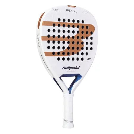 Ракетка для падела BULLPADEL Pearl 27, 497249, для проф-в, стекловолокно,карбон, бело-золотистый за 44&nbsp;319 ₽ купить в Архангельске