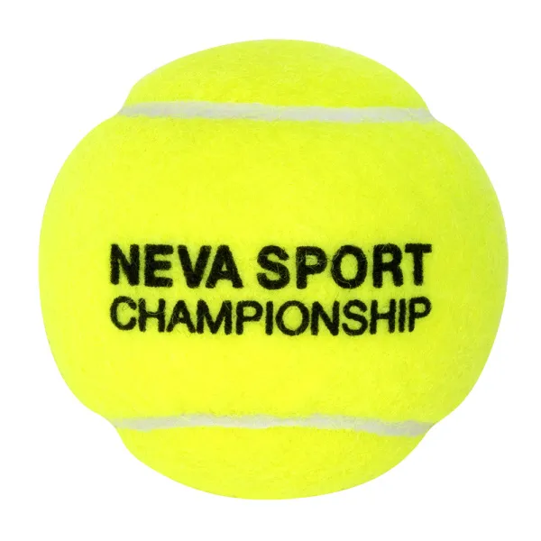 Мяч теннисный NS Championship 3B, 124001, уп.3шт, сукно, нат.резина, желтый за 646 ₽ в Архангельске