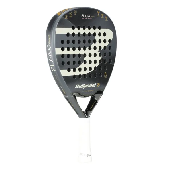 Ракетка для падела BULLPADEL Flow Legend, 494405, для профессионалов, стекловолокно,черно-белый за 31&nbsp;307.20 ₽ в Архангельске