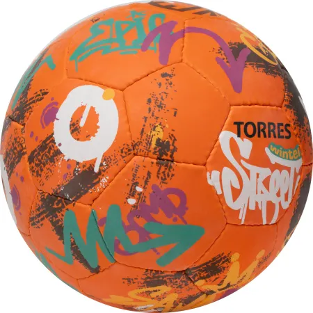Мяч футб. TORRES Winter Street, F023285, р.5, 32 пан, рез, 4 подкл. слоя, руч. сшив,оранж-мультик. за 2&nbsp;713.20 ₽ купить в Архангельске