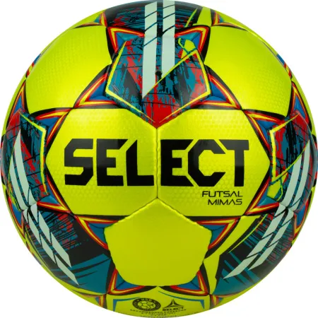 Мяч футзал. SELECT Futsal Mimas, 1053460550, р.4,FIFA Basic, 32 пан, гл.ПУ, руч.сш, жел-сине-красный за 6&nbsp;303.60 ₽ купить в Архангельске