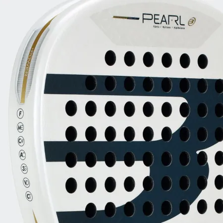 Ракетка для падела BULLPADEL Pearl 26, 493804, для профессионалов, карбон, бело-серый за 35&nbsp;929.50 ₽ купить в Архангельске