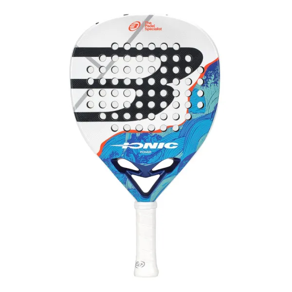 Ракетка для падела BULLPADEL Ionic Power 26, 494411, для продв. игроков, стекловолокно, сине-белый за 28&nbsp;944.20 ₽ в Архангельске
