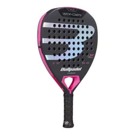 Ракетка для падела BULLPADEL Wonder 27, 497250, для продв.игроков, стекловолокно, карбон, черно-роз за 42&nbsp;969.20 ₽ купить в Архангельске