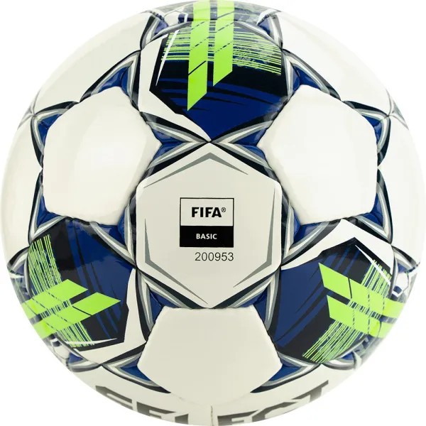 Мяч футзал. SELECT Futsal Master Shiny V22, 1043460004, р.4, Basic,32п, гл.ПУ, руч.сш,бел-син-зел за 7&nbsp;539.50 ₽ в Архангельске