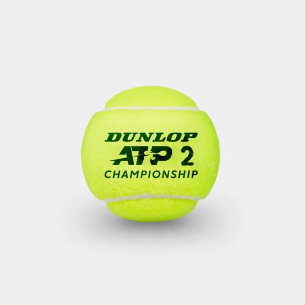 Мяч теннисный Dunlop ATP Championship 3B, 601626, уп.3ш, одобр. ITF, нат.резина,фетр. за 943.50 ₽ в Архангельске