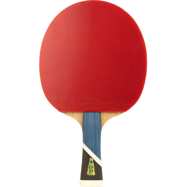 Ракетка для н/т DOUBLE FISH 5A+C, для продвин, ITTF Appr, накл. 2,1 мм, конич. ручка+ 2 мяча V40+мм за 2&nbsp;779.50 ₽ в Архангельске