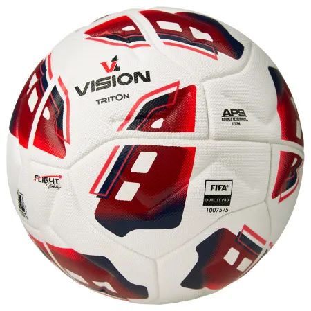 Мяч футб. VISION TRITON, FV425075, р.5,FIFA Quality Pro,MF, 16 пан, термосш.,бел-красный за 8&nbsp;007 ₽ купить в Архангельске