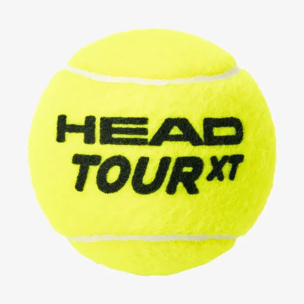 Мяч теннисный HEAD Tour XT 4B, 570824, уп.4 шт,одобр.ITF,сукно,нат.резина,желтый за 1&nbsp;489.20 ₽ в Архангельске