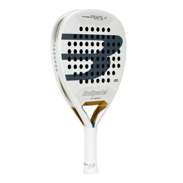 Ракетка для падела BULLPADEL Pearl 26, 493804, для профессионалов, карбон, бело-серый за 35&nbsp;929.50 ₽ в Архангельске