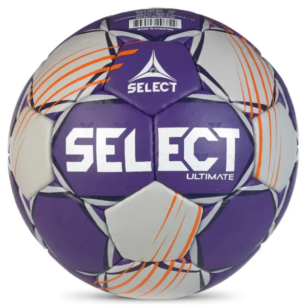 Мяч ганд. SELECT Ultimate Official EHF V24, 1612858999, Senior(р.3), EHF Appr, ПУ, руч.сш, фиол-сер за 15&nbsp;504 ₽ в Архангельске
