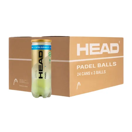 Мяч для падела HEAD Padel Pro S+, 540303, уп.3 шт, FIP Approved, войлок,нат.резина,желтый за 933.30 ₽ купить в Архангельске