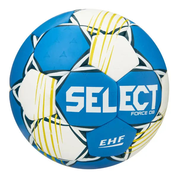 Мяч ганд. SELECT HB FORCE DB V25, 1622858205, Senior (р.3), EHF Appr,ПУ, гибр.сш., сине-белый за 8&nbsp;438.80 ₽ в Архангельске