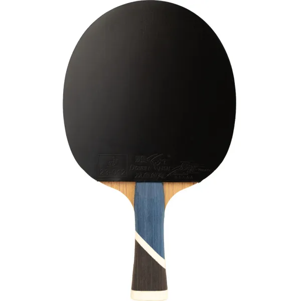 Ракетка для н/т DOUBLE FISH 5A+C, для продвин, ITTF Appr, накл. 2,1 мм, конич. ручка+ 2 мяча V40+мм за 2&nbsp;779.50 ₽ в Архангельске