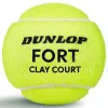 Мяч теннисный Dunlop Fort Clay Court 4B, 601613, уп.4 шт,одобр.ITF и FFT,сукно,нат.резина,желтый за 1&nbsp;812.20 ₽ купить в Архангельске