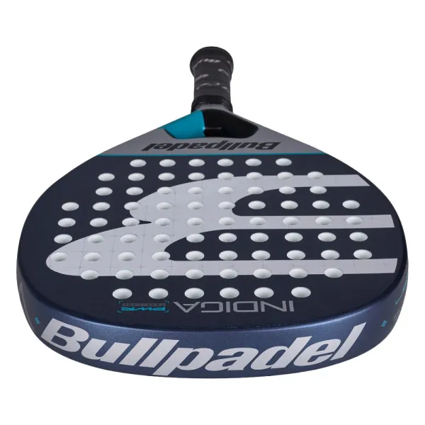 Ракетка для падела BULLPADEL Indiga Power 26, 494416, для начинающих, стекловолокно, темносине-серый за 14&nbsp;672.70 ₽ в Архангельске
