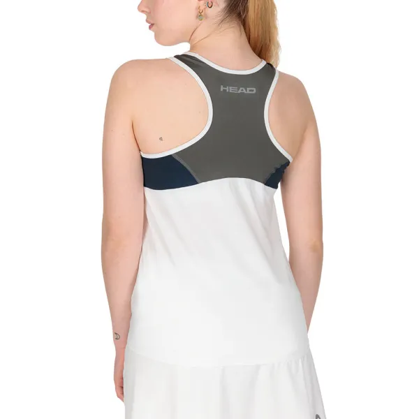 СЦ*Майка жен. HEAD Club 22 Tank Top W 814461-WHDB-L, р.L, 92% полиэстер, 8% эластан, белый за 3&nbsp;500.30 ₽ в Архангельске