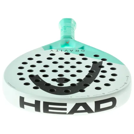 Ракетка для падела HEAD Gravity Motion, 224014, для продвинутых игроков, карбон, бело-бирюзовый за 23&nbsp;604.50 ₽ купить в Архангельске