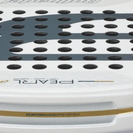 Ракетка для падела BULLPADEL Pearl 26, 493804, для профессионалов, карбон, бело-серый за 35&nbsp;929.50 ₽ купить в Архангельске