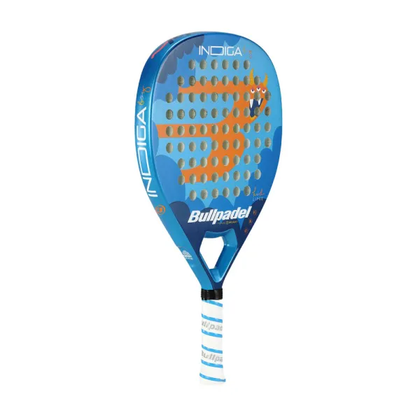 Ракетка для падела BULLPADEL Indiga Jr Boy 26, 494422, для начинающих, стекловолокно,сине-оранжевый за 10&nbsp;480.50 ₽ в Архангельске