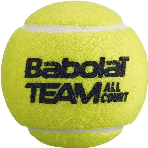Мяч теннисный BABOLAT Team All Court,502081, уп.4 шт,одобр.ITF, сукно, нат.резина,желтый за 2&nbsp;385.10 ₽ в Архангельске