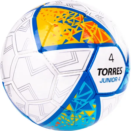 Мяч футб. TORRES Junior-4, F323804, р.4,глянц.ПУ, 4 сл, 32п, руч.сш, бел-жел-гол за 2&nbsp;070.60 ₽ купить в Архангельске