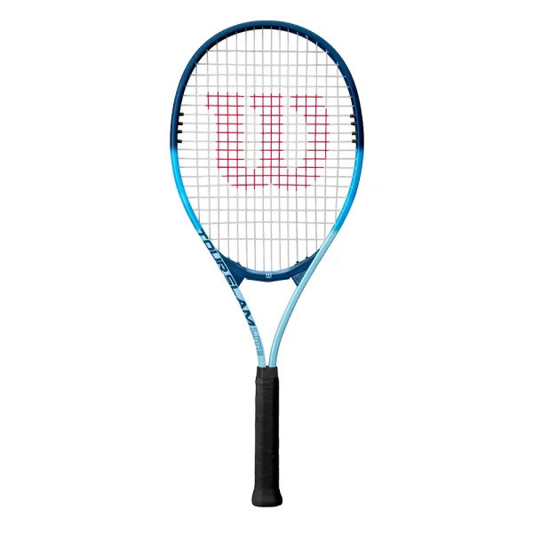 Ракетка б/т Wilson Tour Slam Lite Gr3, WR199010U3,для любит, алюминий, со струнами, сине-голубая за 6&nbsp;358 ₽ в Архангельске