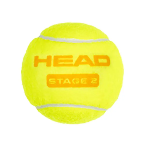 Мяч теннисный детский HEAD Stage 2 Orange, 578423,уп.3 шт, фетр,нат.резина,желто-оранжевый за 836.40 ₽ в Архангельске