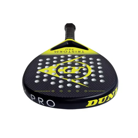 Ракетка для падела Dunlop Tristorm Pro, 10359946, для опытных игроков, графит, черно-желтый за 19&nbsp;643.50 ₽ купить в Архангельске