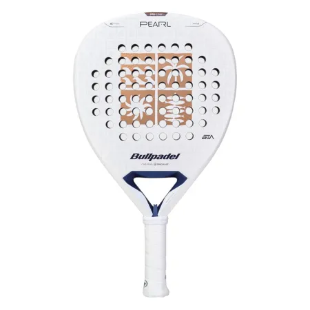 Ракетка для падела BULLPADEL Pearl 27, 497249, для проф-в, стекловолокно,карбон, бело-золотистый за 44&nbsp;319 ₽ купить в Архангельске
