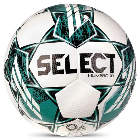 Мяч футб. SELECT NUMERO 10 V23, 0575060004, р.5, FIFA Basic, 32п, ПУ, руч. сш, бело-бирюзовый за 8&nbsp;051.20 ₽ купить в Архангельске