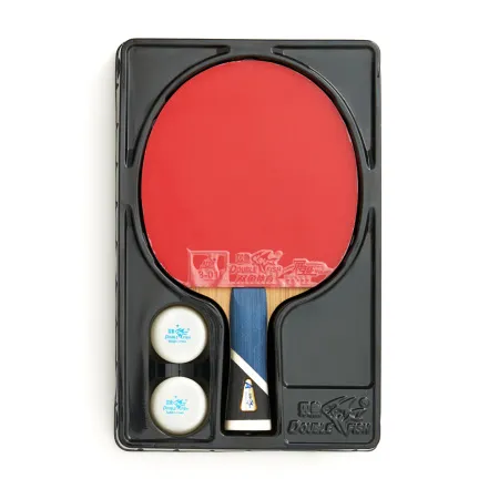 Ракетка для н/т DOUBLE FISH 5A+C, для продвин, ITTF Appr, накл. 2,1 мм, конич. ручка+ 2 мяча V40+мм за 2&nbsp;779.50 ₽ купить в Архангельске