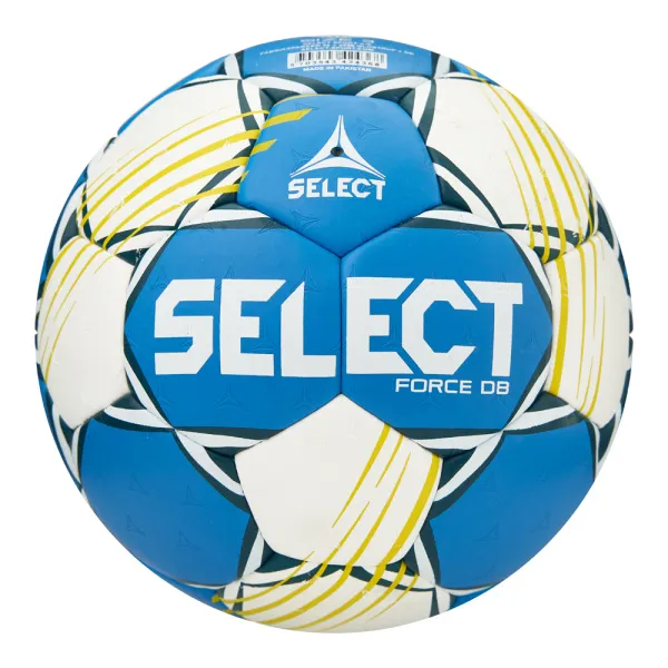 Мяч ганд. SELECT HB FORCE DB V25, 1622858205, Senior (р.3), EHF Appr,ПУ, гибр.сш., сине-белый за 8&nbsp;438.80 ₽ в Архангельске