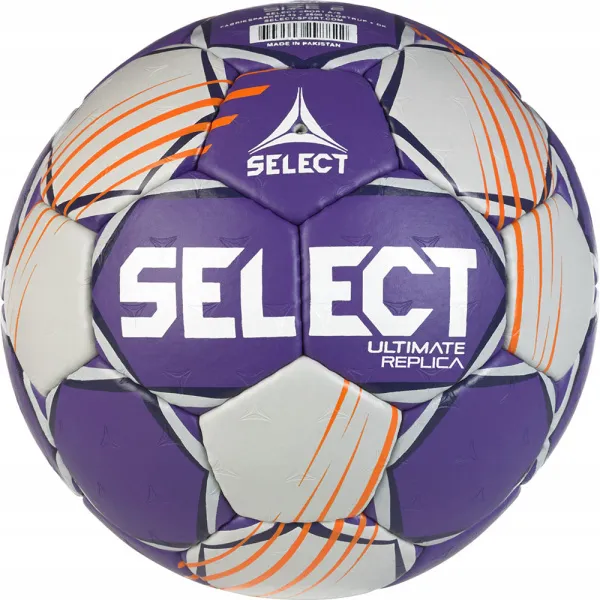 Мяч ганд. SELECT Ultimate Official EHF V24, 1612858999, Senior(р.3), EHF Appr, ПУ, руч.сш, фиол-сер за 15&nbsp;504 ₽ в Архангельске