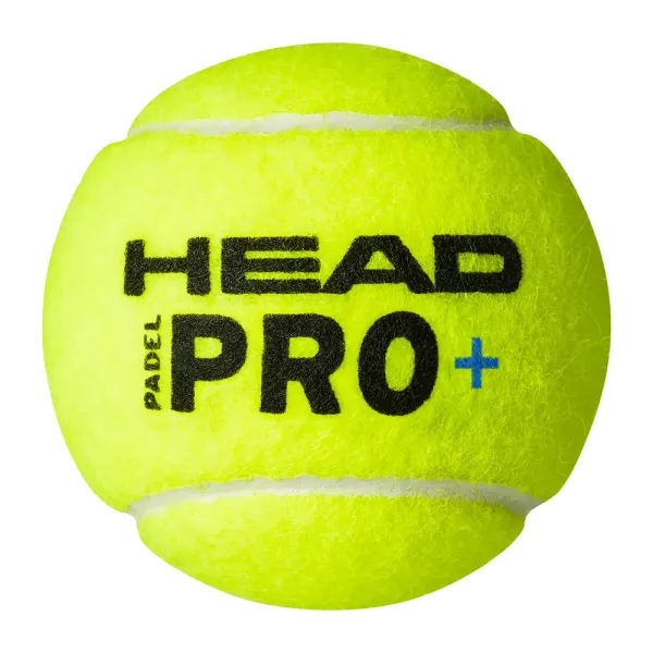 Мяч для падела HEAD Padel Pro+, 540203, уп.3 шт, FIP Approved, войлок,нат.резина,желтый за 933.30 ₽ в Архангельске